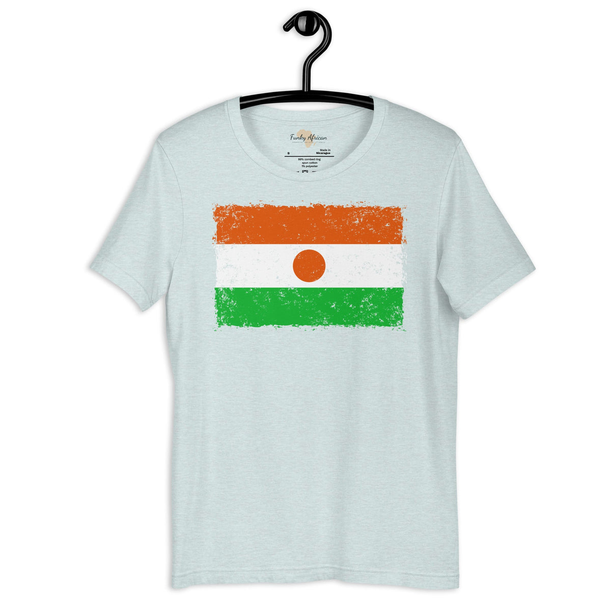 Nigerien grunge unisex tee Funky African