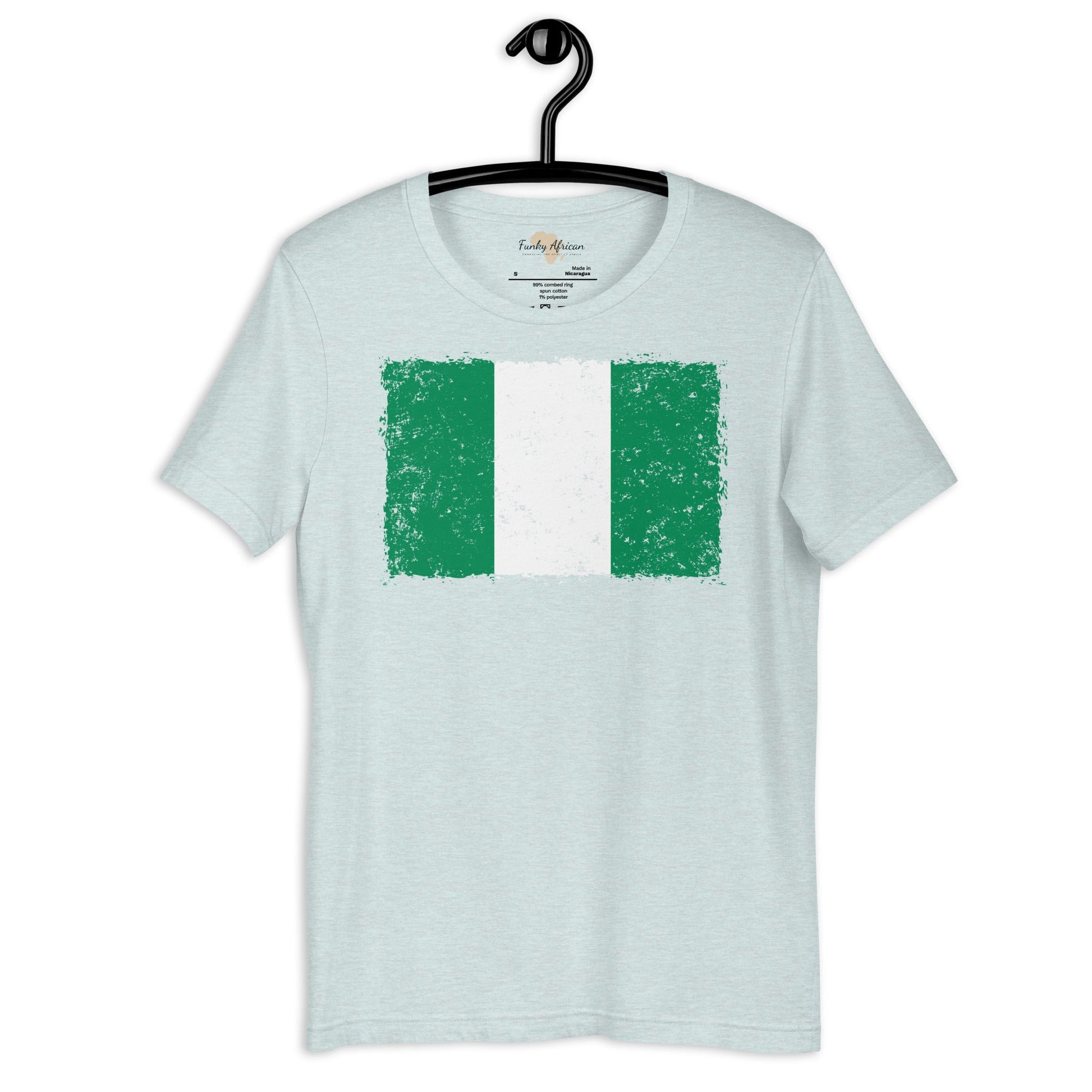 Nigeria grunge unisex tee Funky African