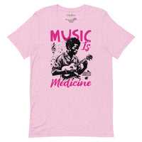 Music is medicine unisex t-shirt Funky African