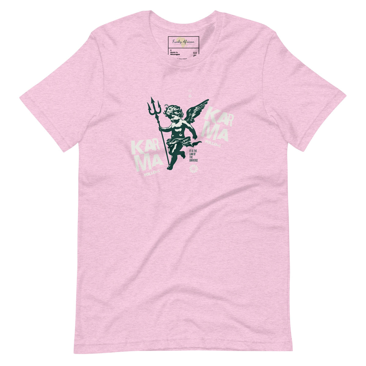 Karma follows unisex tee Funky African