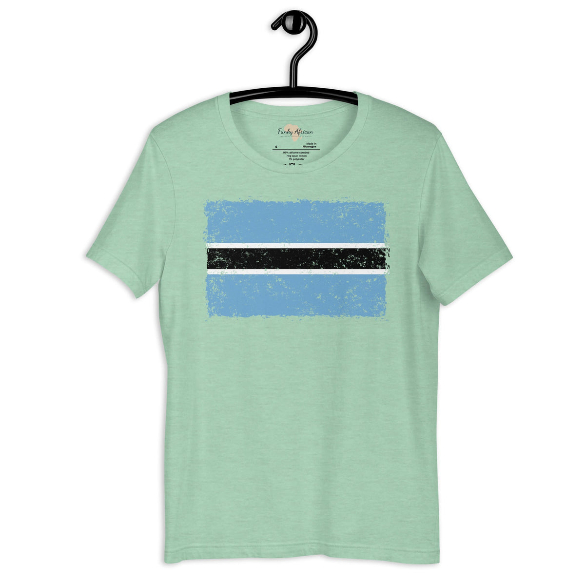 Botswana grunge unisex tee Funky African