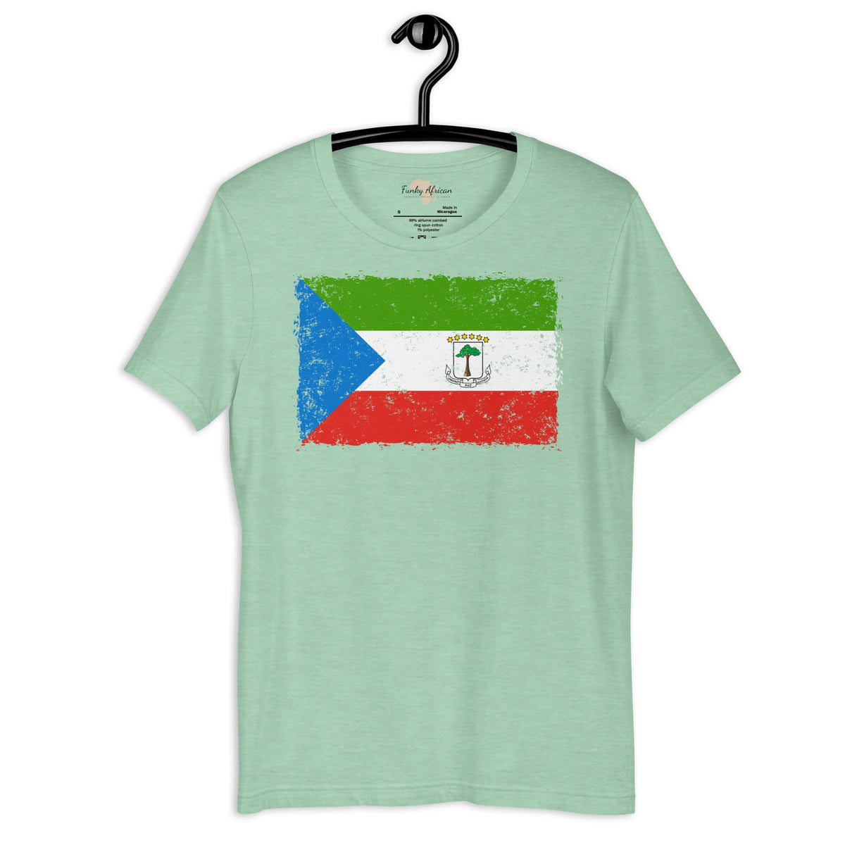 Equatorial Guinea grunge unisex tee Funky African