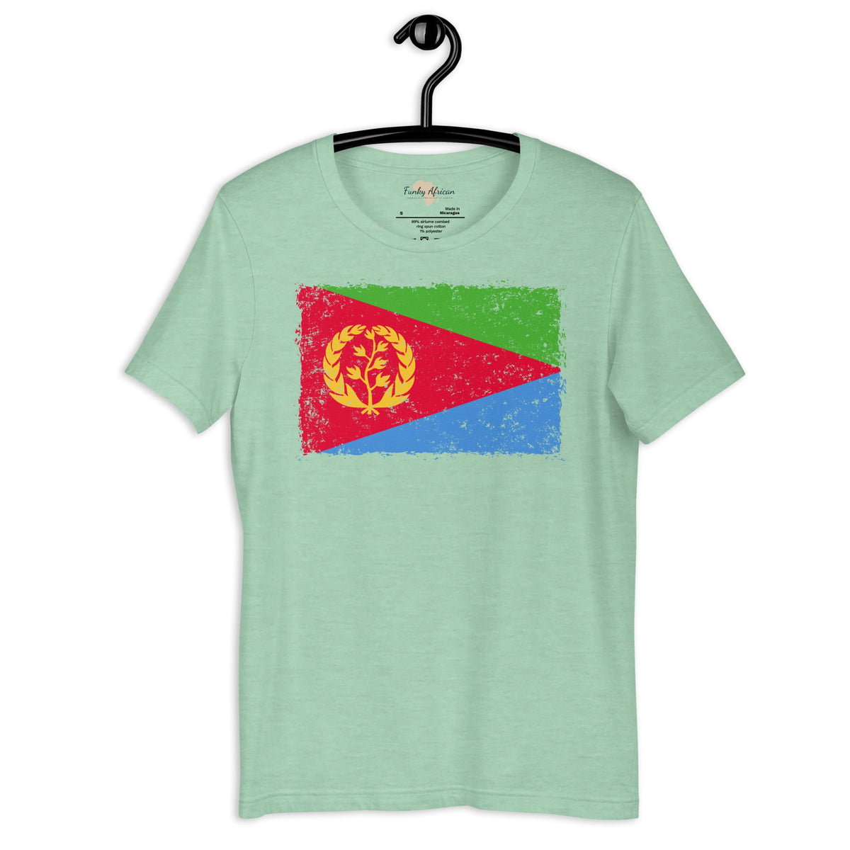 Eritrea grunge unisex tee Funky African