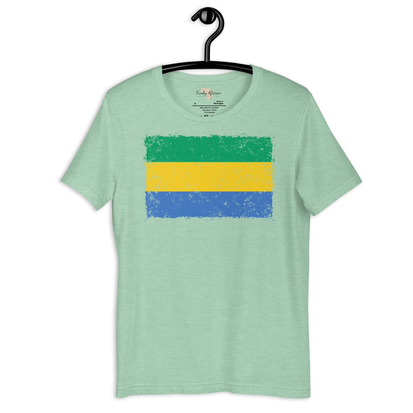 Gabon grunge unisex tee