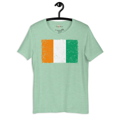 Côte d'Ivoire grunge unisex tee