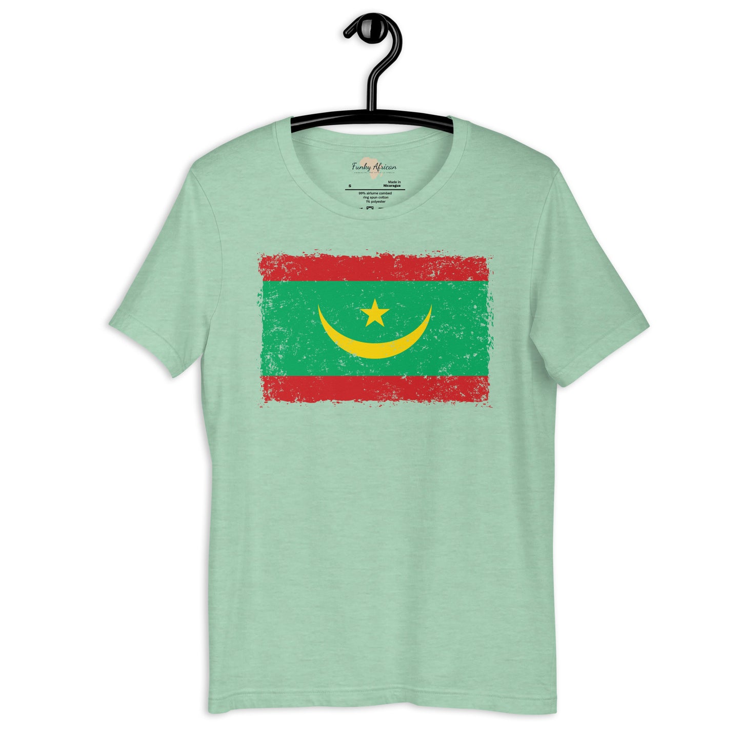 Mauritania grunge unisex tee