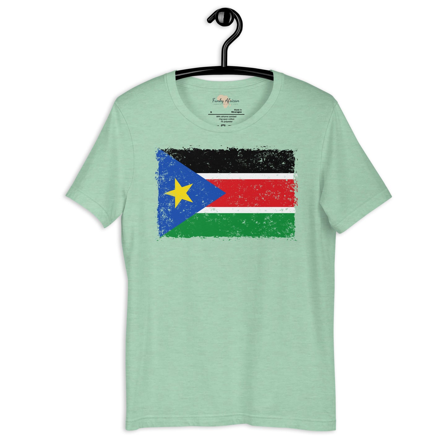 South Sudan grunge unisex tee