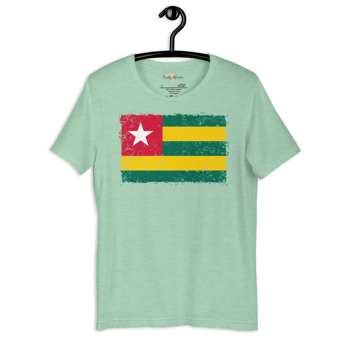 Togo grunge unisex tee Funky African
