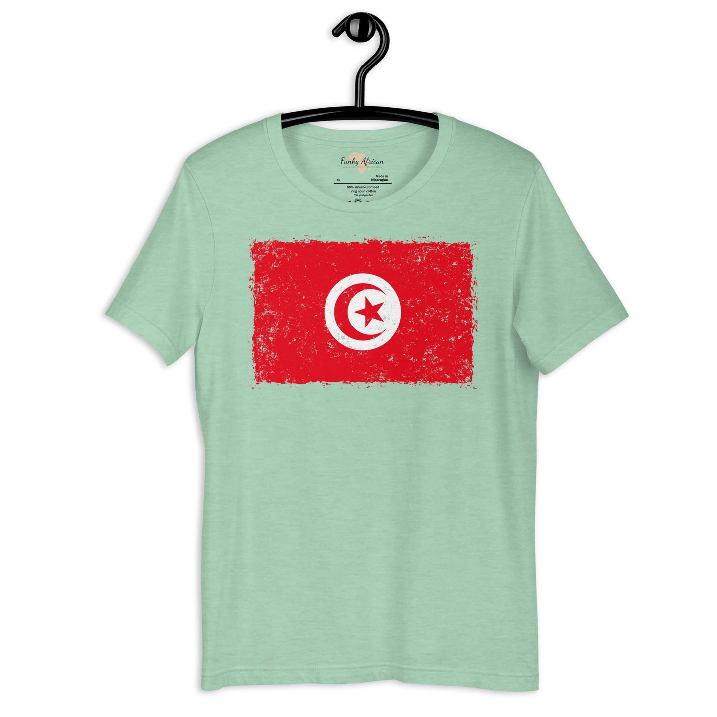 Tunisia grunge unisex tee