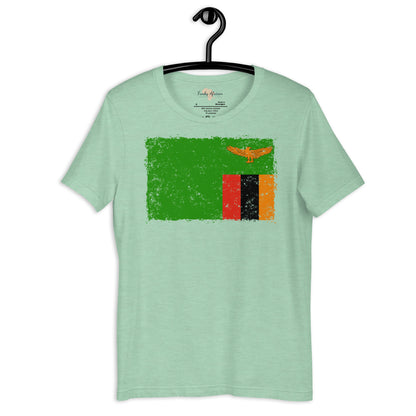 Zambia grunge unisex tee