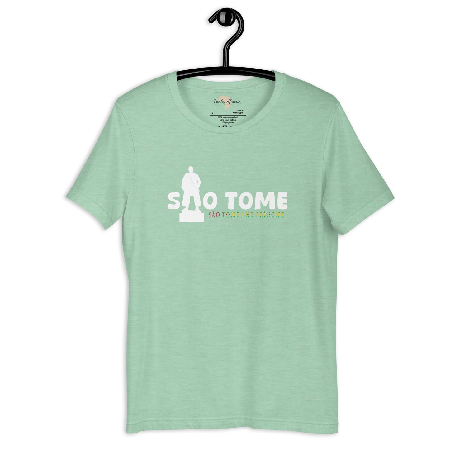 São Tomé and Príncipe capital unisex tee