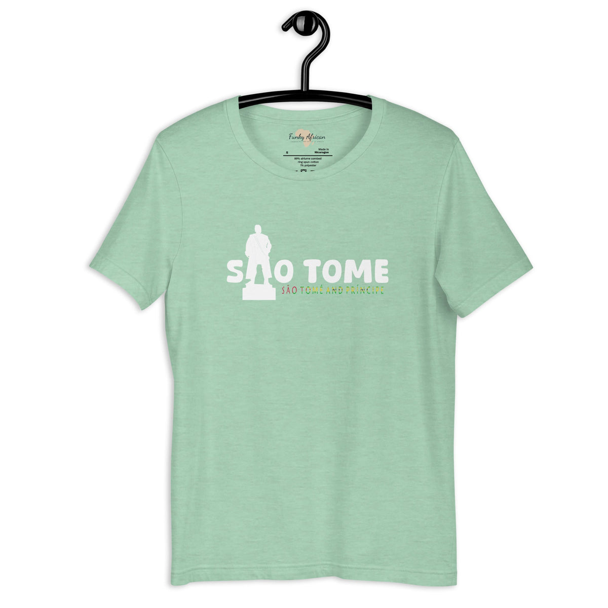 São Tomé and Príncipe capital unisex tee Funky African