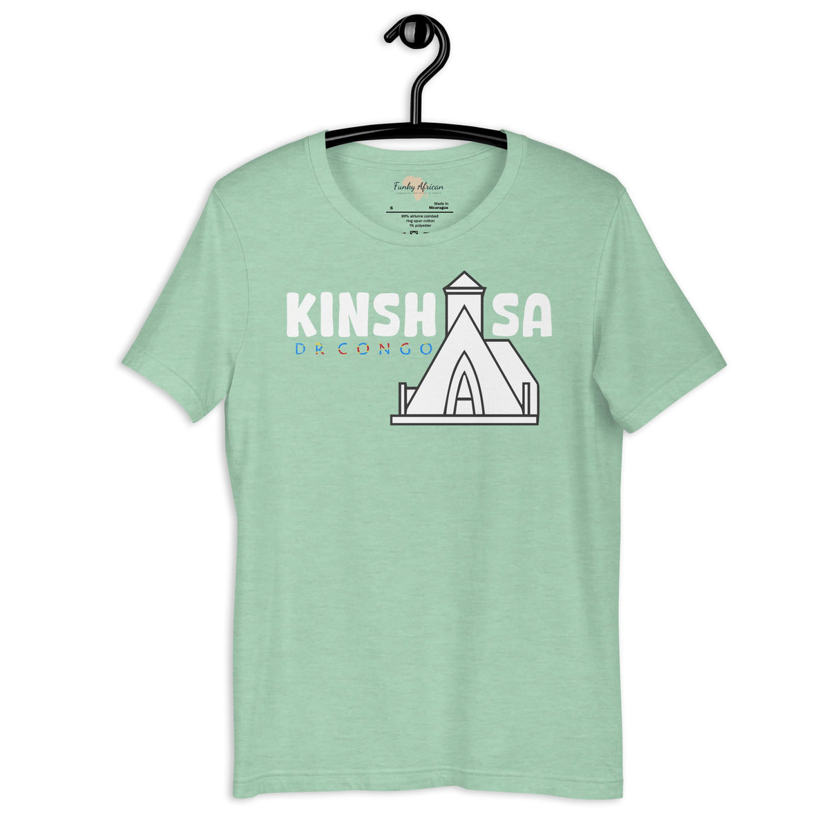 DR Congo capital unisex tee Funky African