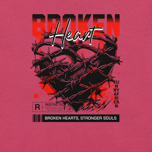 Broken Heart unisex tee Funky African