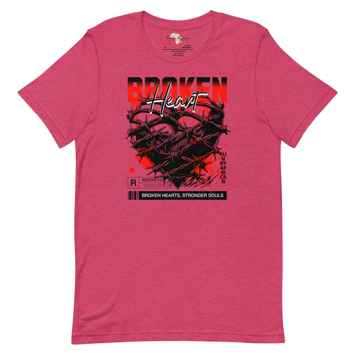 Broken Heart unisex tee Funky African