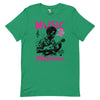 Music is medicine unisex t-shirt Funky African