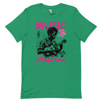 Music is medicine unisex t-shirt Funky African