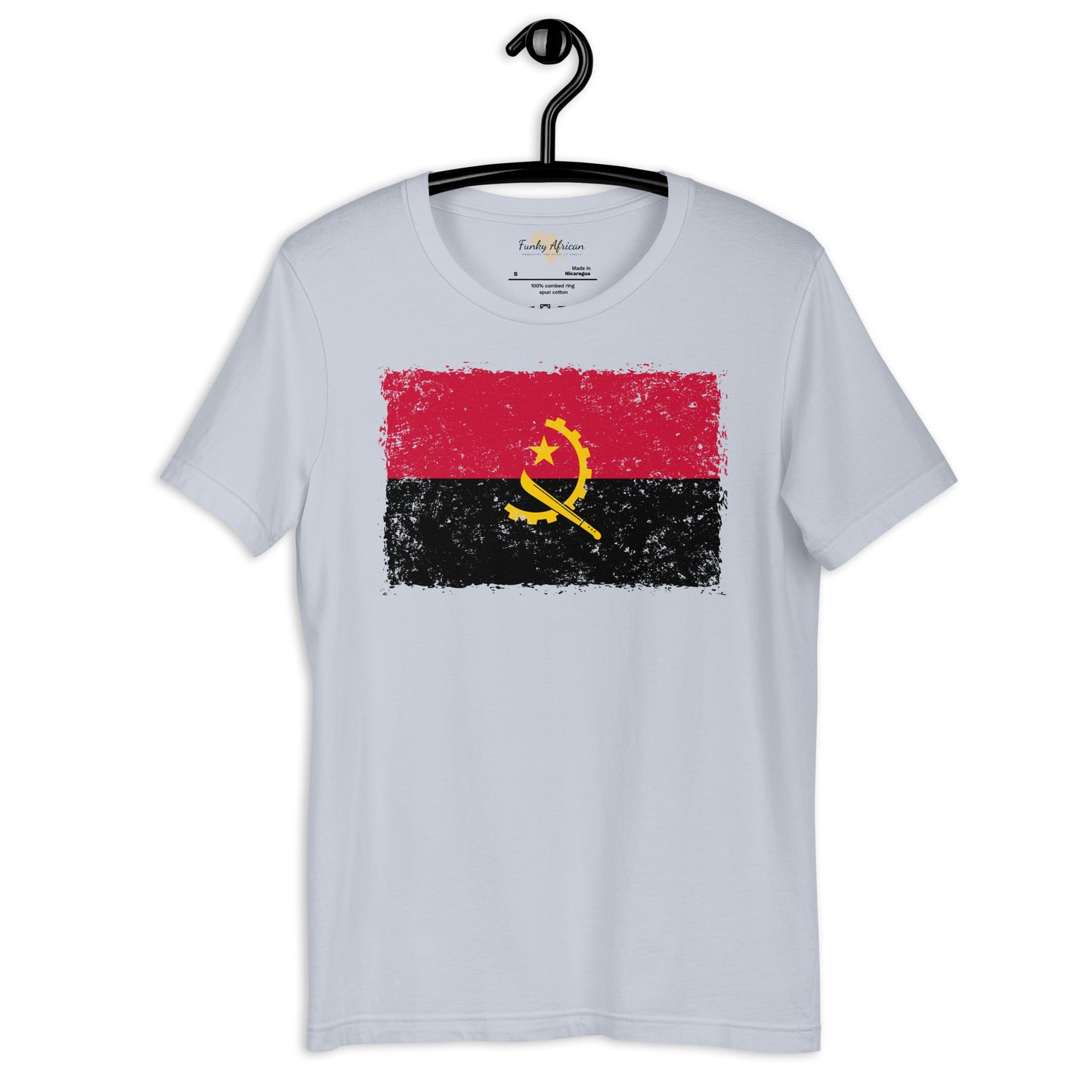 Angolan grunge unisex tee