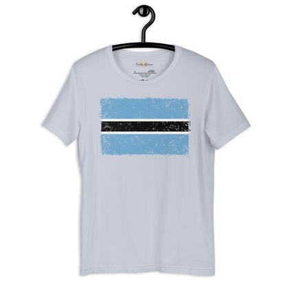 Botswana grunge unisex tee