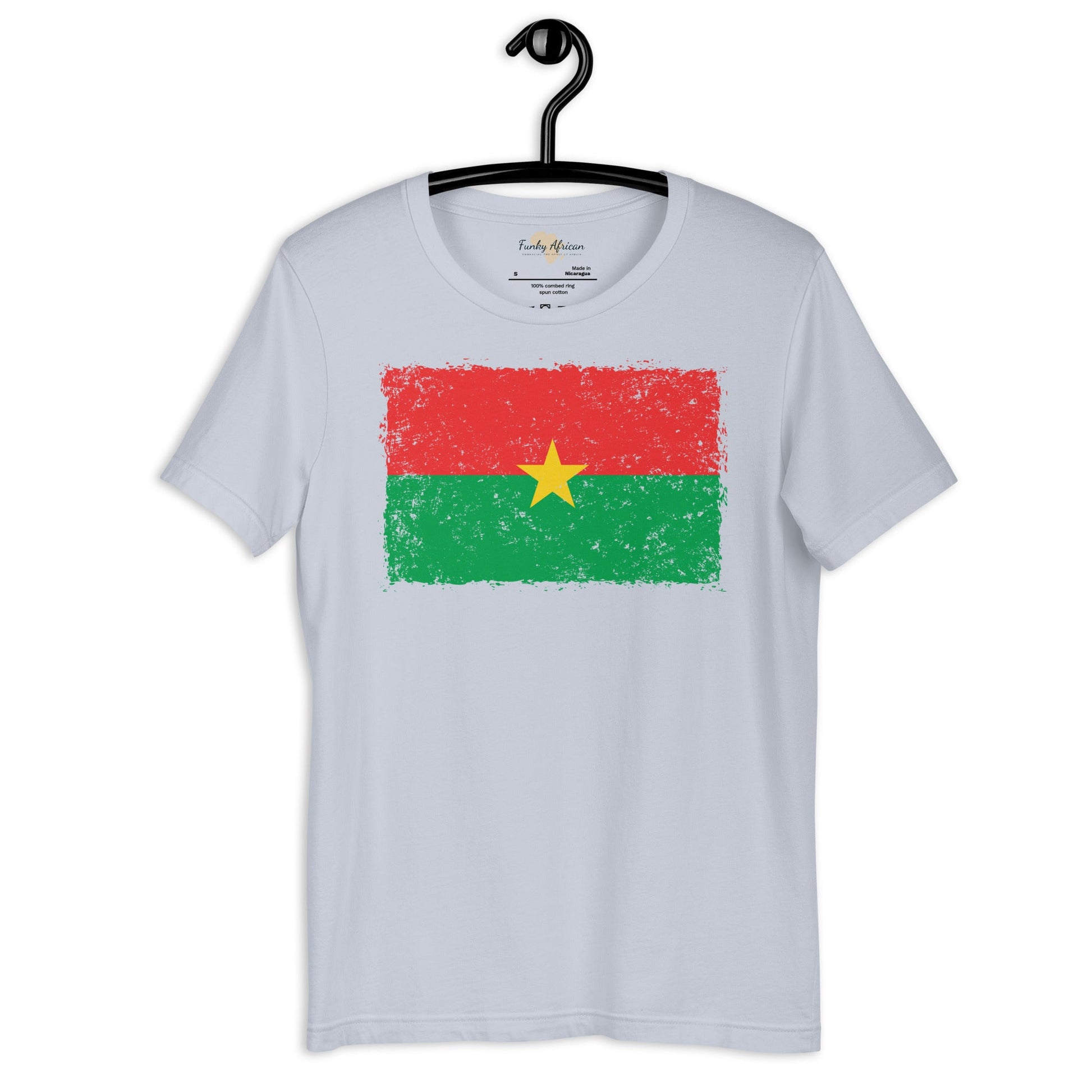 Burkina Faso grunge unisex tee Funky African