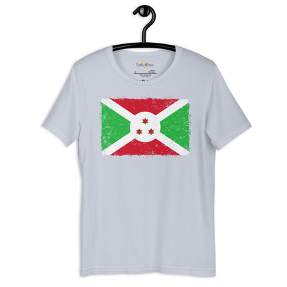 Burundi grunge unisex tee