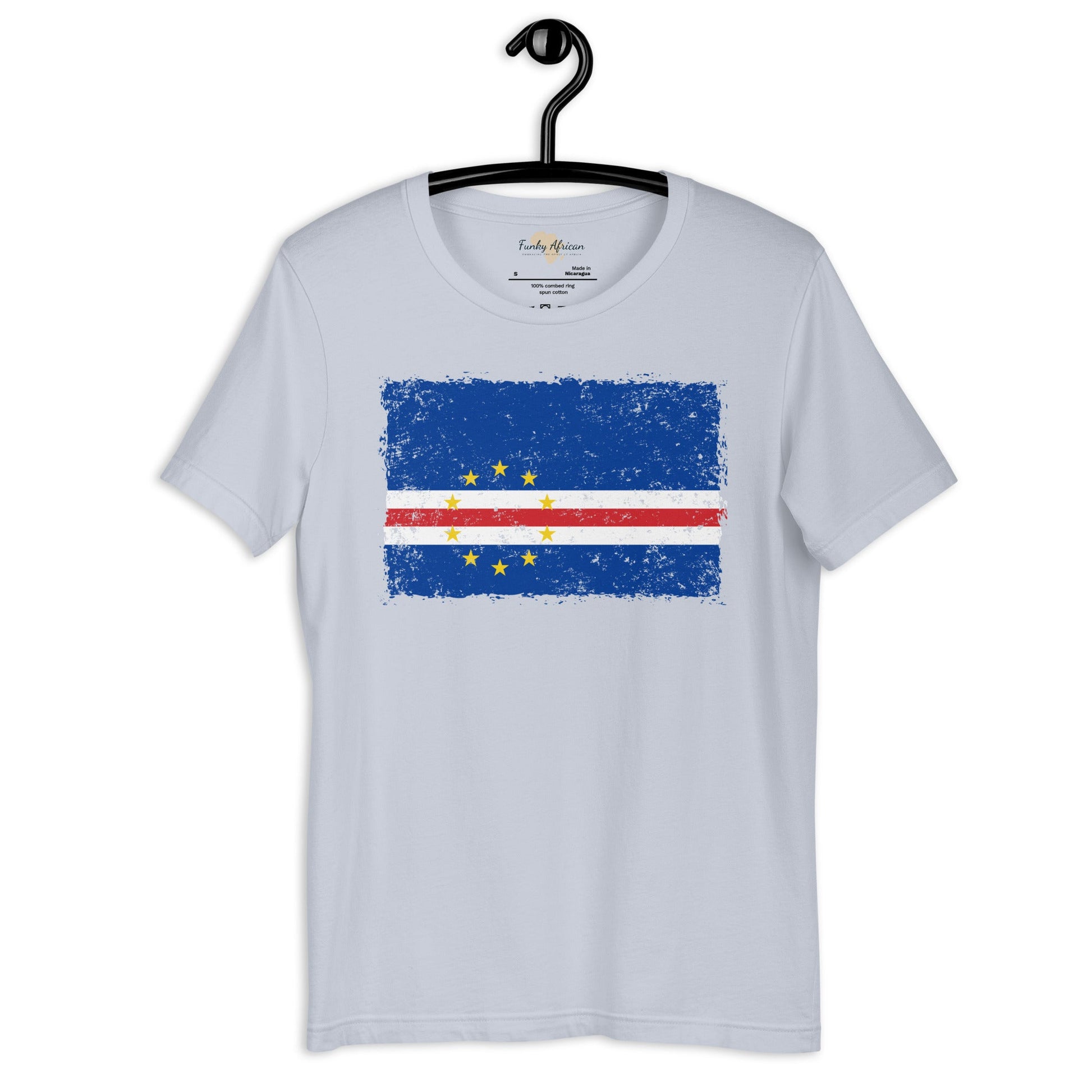 Cabo Verde grunge unisex tee Funky African