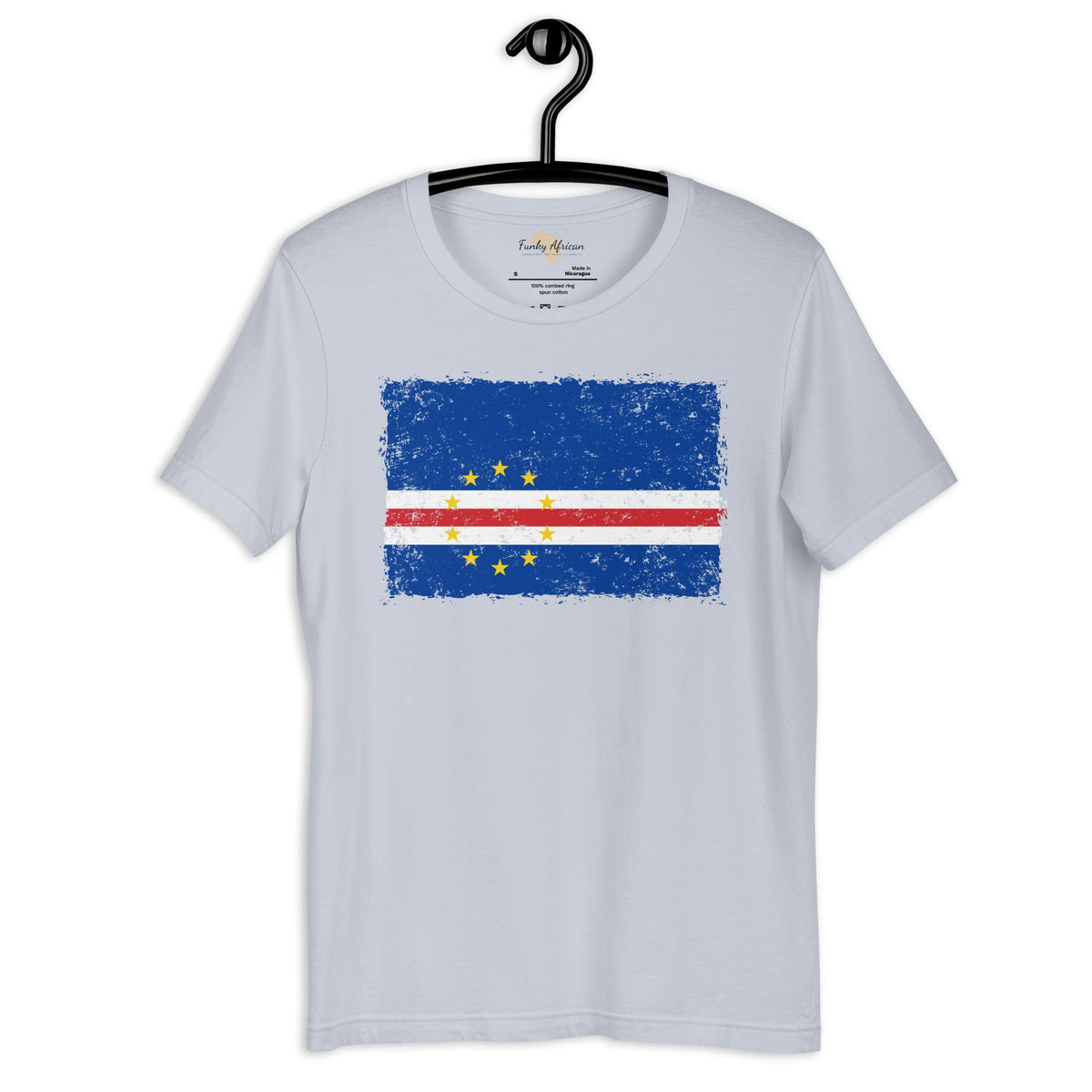 Cabo Verde grunge unisex tee Funky African