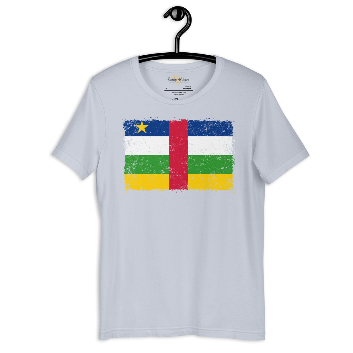 Central African Republic grunge unisex tee Funky African