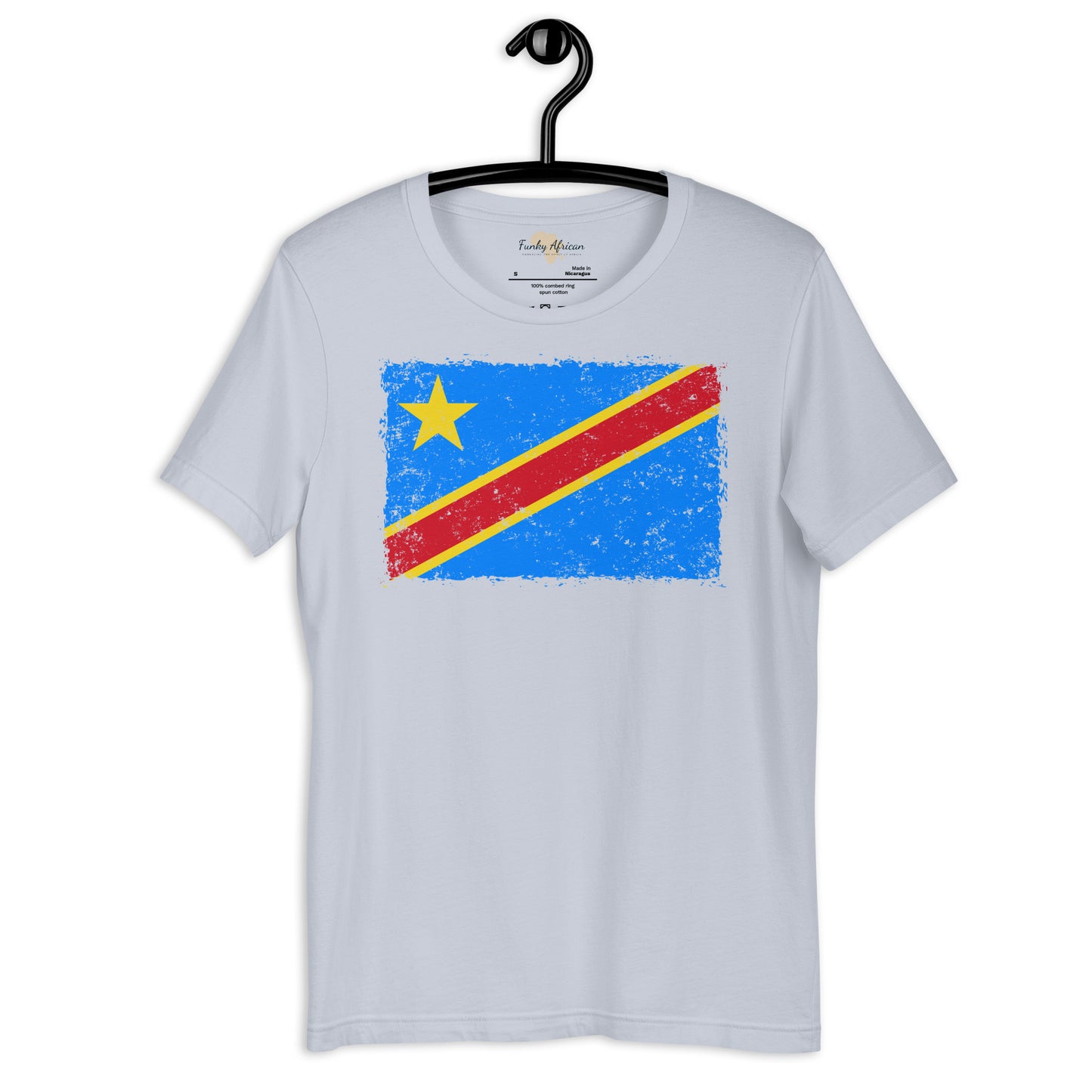 DR Congo grunge unisex tee