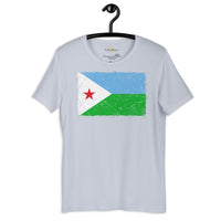 Djibouti grunge unisex tee Funky African