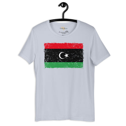 Libya grunge unisex tee