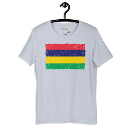 Mauritius grunge unisex tee