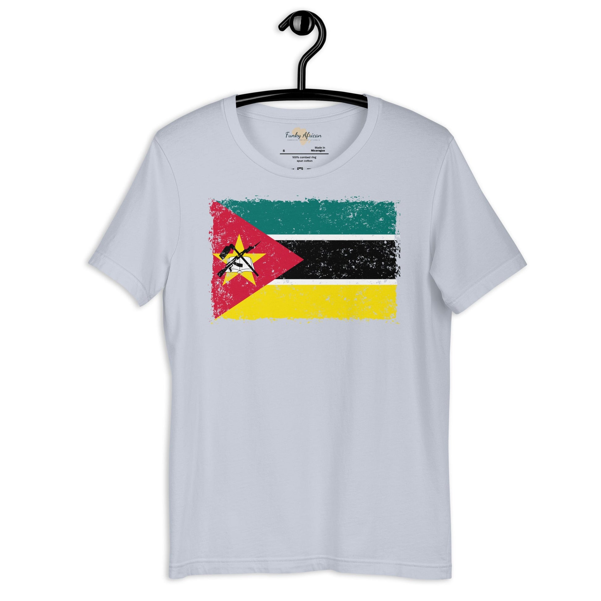 Mozambique grunge unisex tee Funky African