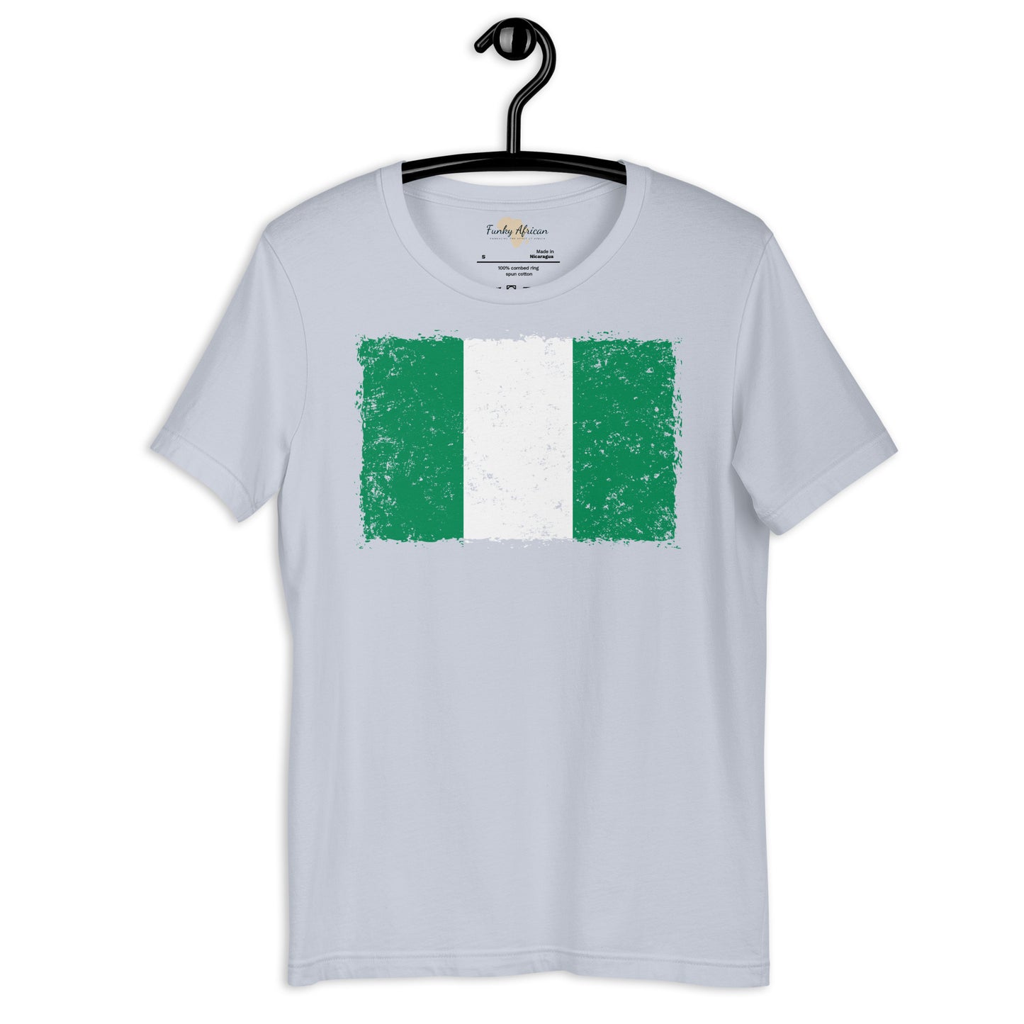 Nigeria grunge unisex tee