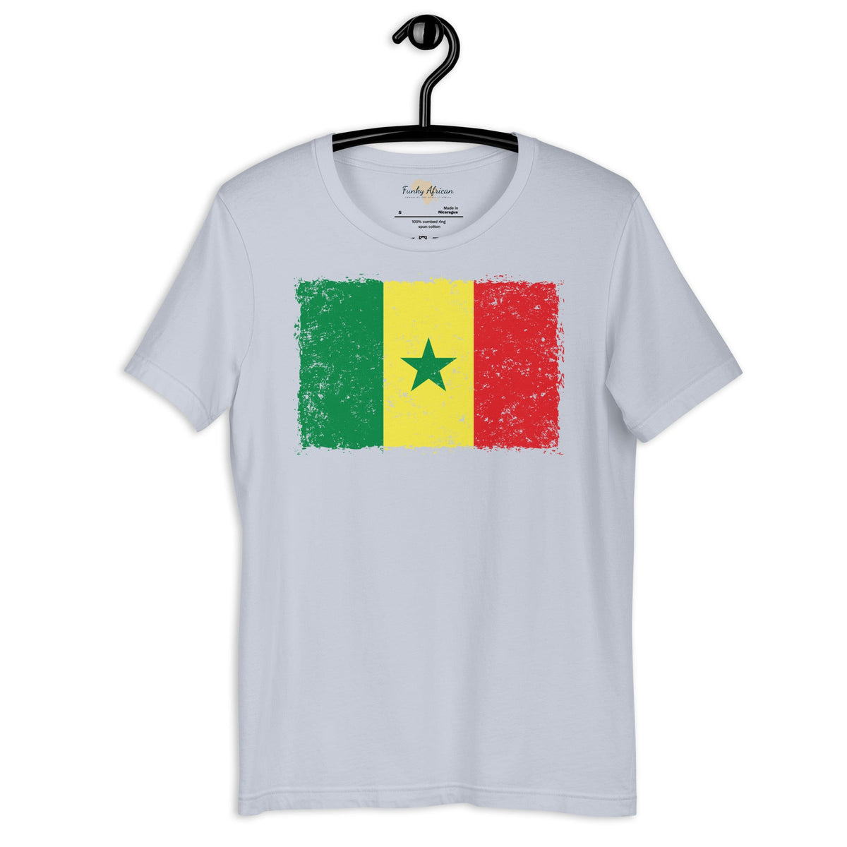 Senegal grunge unisex tee Funky African