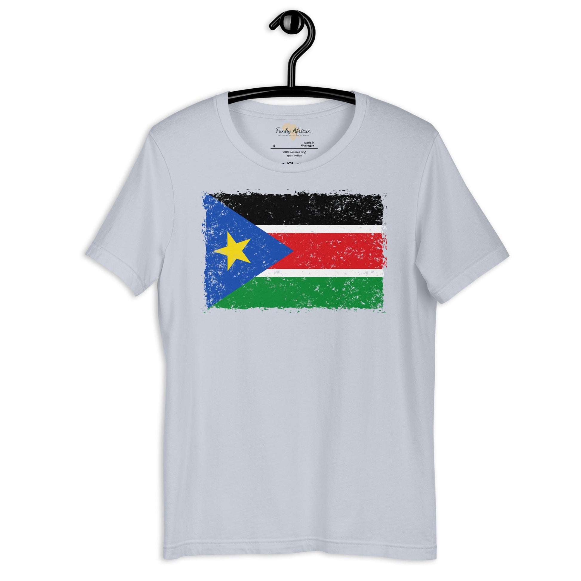 South Sudan grunge unisex tee Funky African