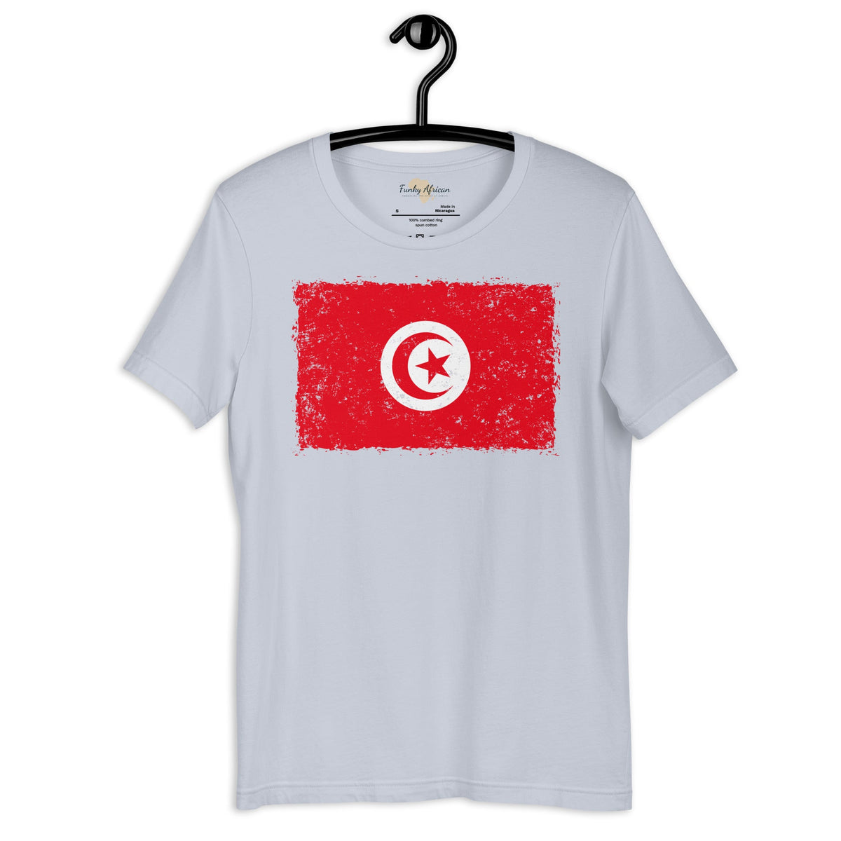 Tunisia grunge unisex tee Funky African