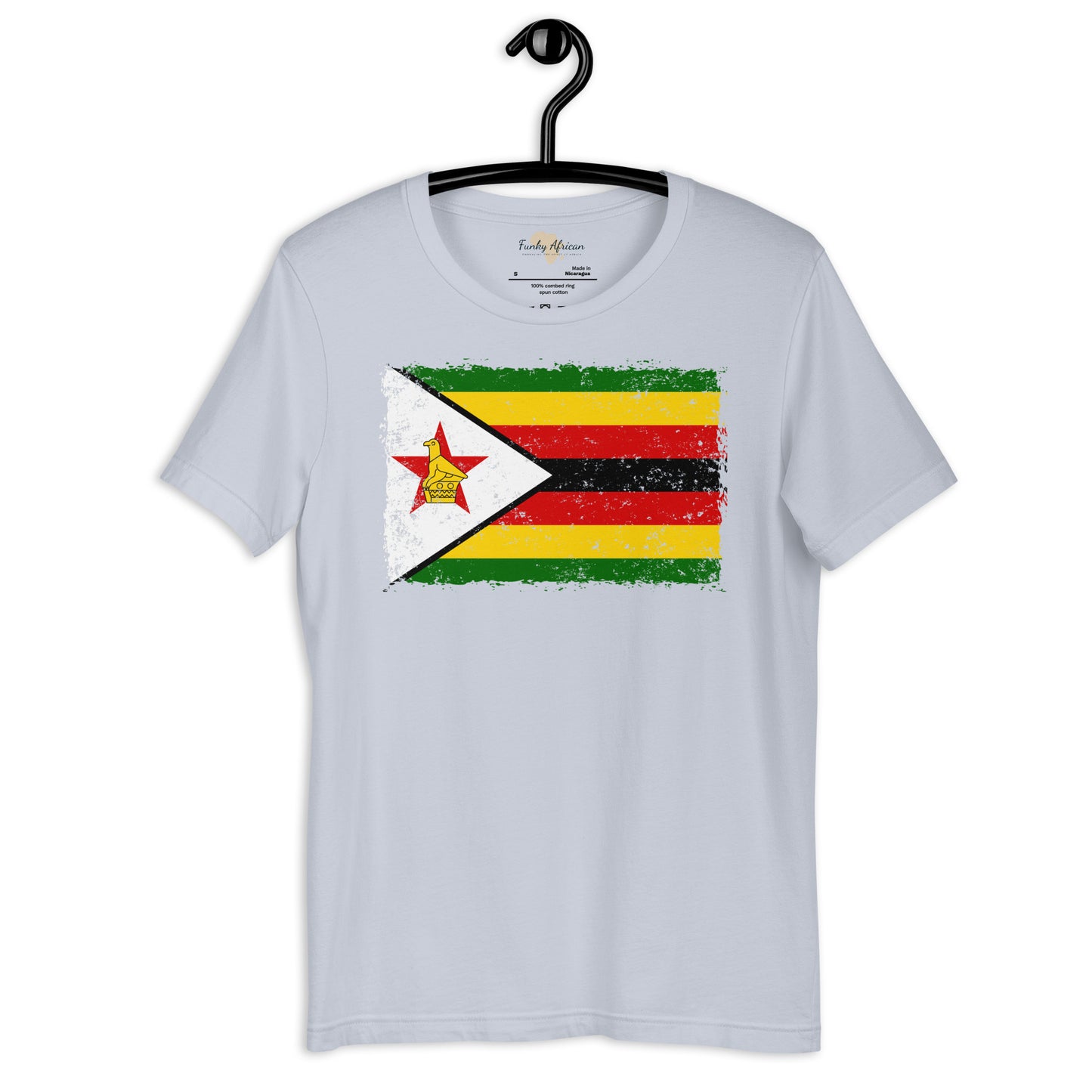 Zimbabwe grunge unisex tee