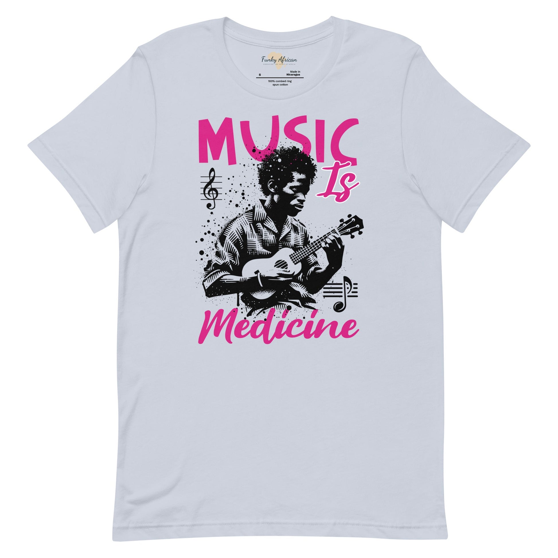 Music is medicine unisex t-shirt Funky African