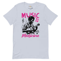Music is medicine unisex t-shirt Funky African