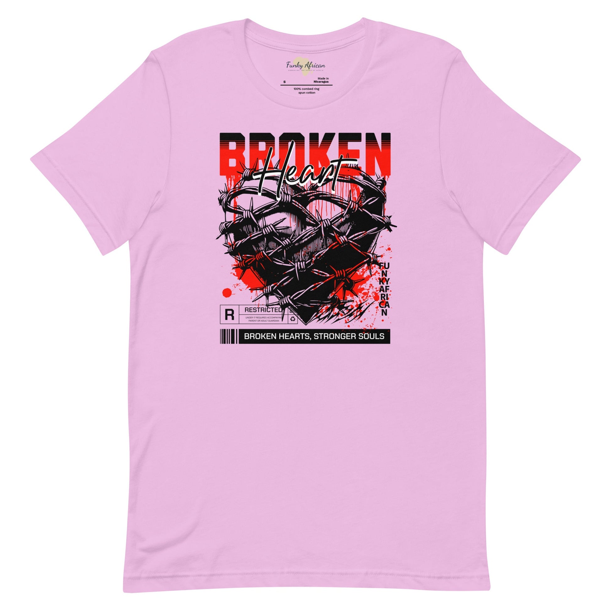Broken Heart unisex tee Funky African
