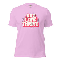 Eat live thrive unisex t-shirt Funky African