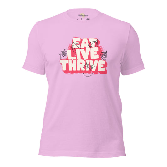 Eat live thrive unisex t-shirt