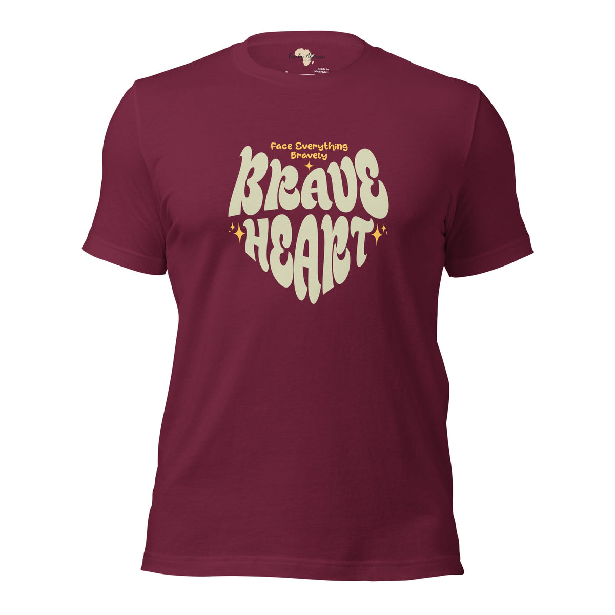 Brave Heart Unisex t-shirt Funky African