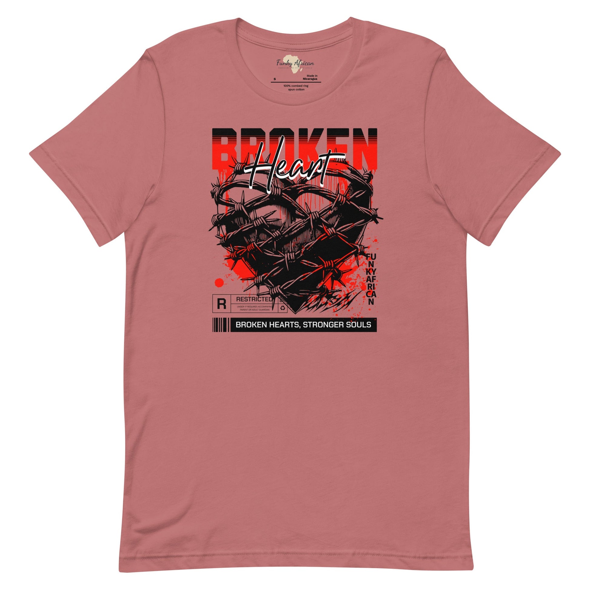 Broken Heart unisex tee Funky African
