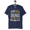 Africa born in me Unisex t-shirt Funky African