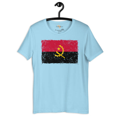 Angolan grunge unisex tee