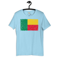Benin grunge unisex tee Funky African
