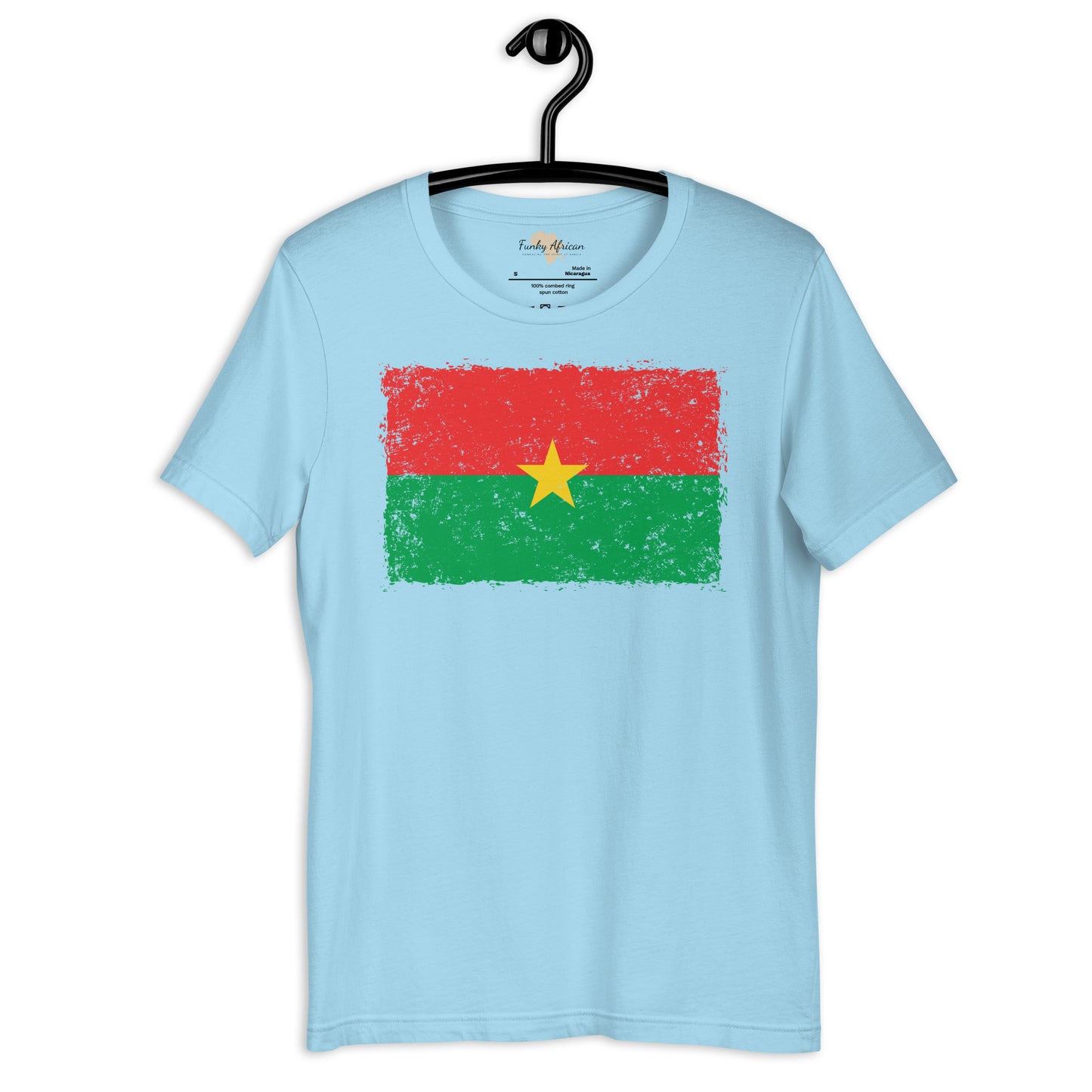 Burkina Faso grunge unisex tee