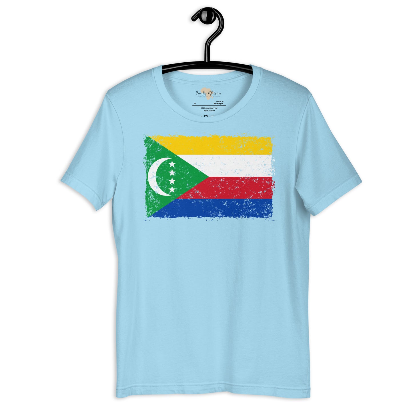 Comoros grunge unisex tee